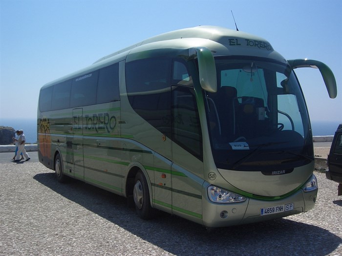Autobus turistico en Sevilla